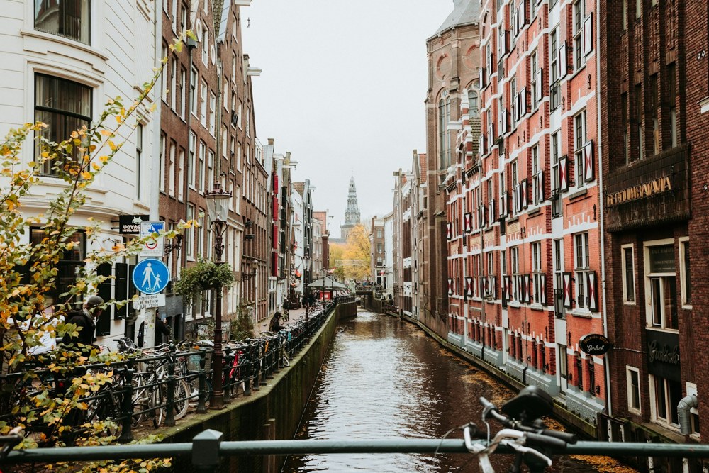 Canals and houses in Amsterdam
