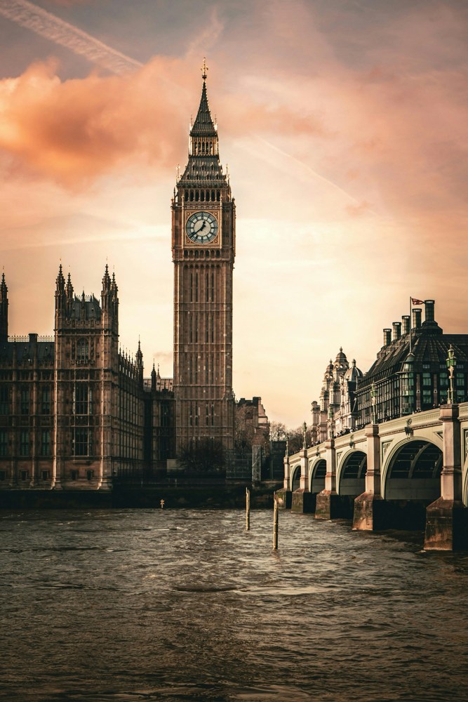 Big Ben and the Houses of Parliament in London